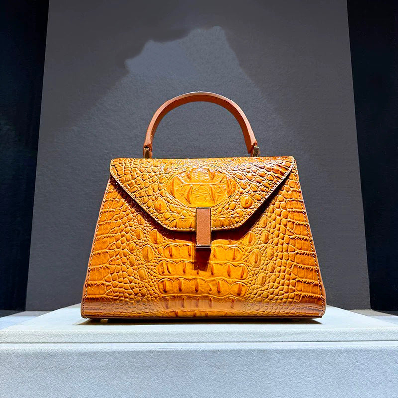 Women's Alligator Print High-grade Fashionable Stylish Handbags