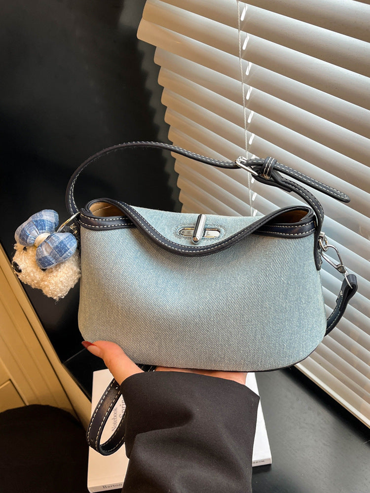 Innovative Women's Denim Design Cloth Carrying Handbags