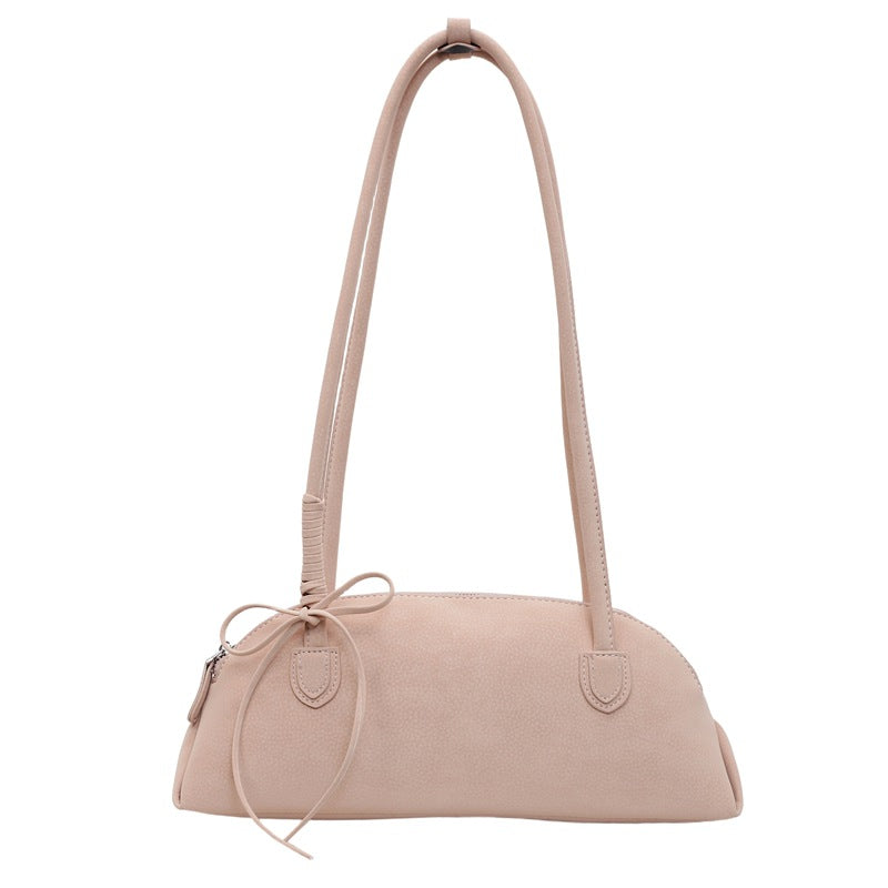 Women's Summer Solid Color Shell Fashion Trend Textured Underarm Bag