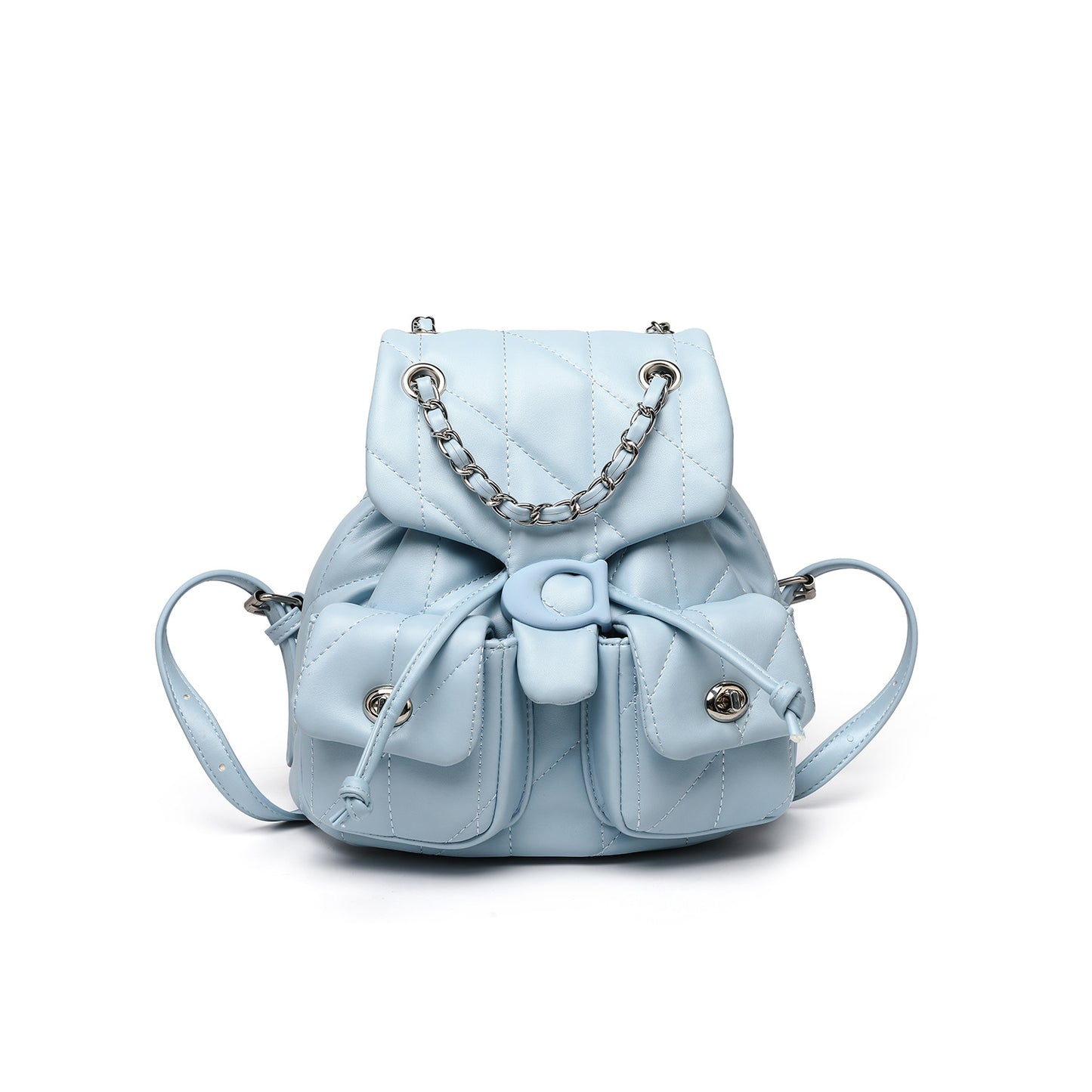 Slouchy Classic Style Rhombus Drawstring Chain Bags