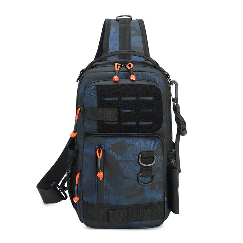 Men's Lure Waterproof Large Capacity Fishing Single Sport Waist Bag, Accessory Bag