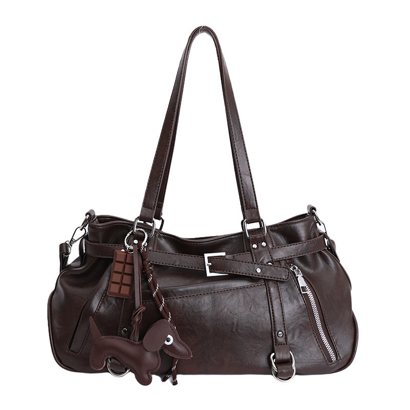Women's Retro Trendy Cool Fashion Commuter Underarm Bag