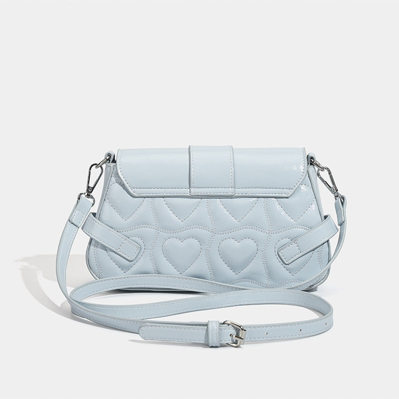 Women's Sweet Cute Hardware Flap Commuter Underarm Bag