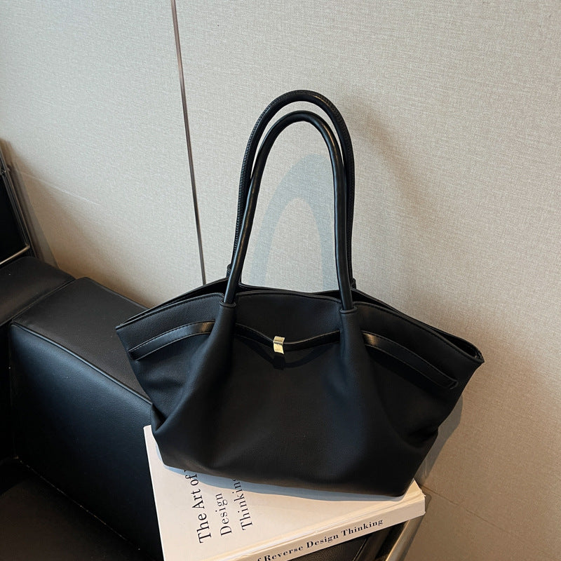 Female Frosted Stylish Textured High Grade Veet Commuting Idle Style Bags