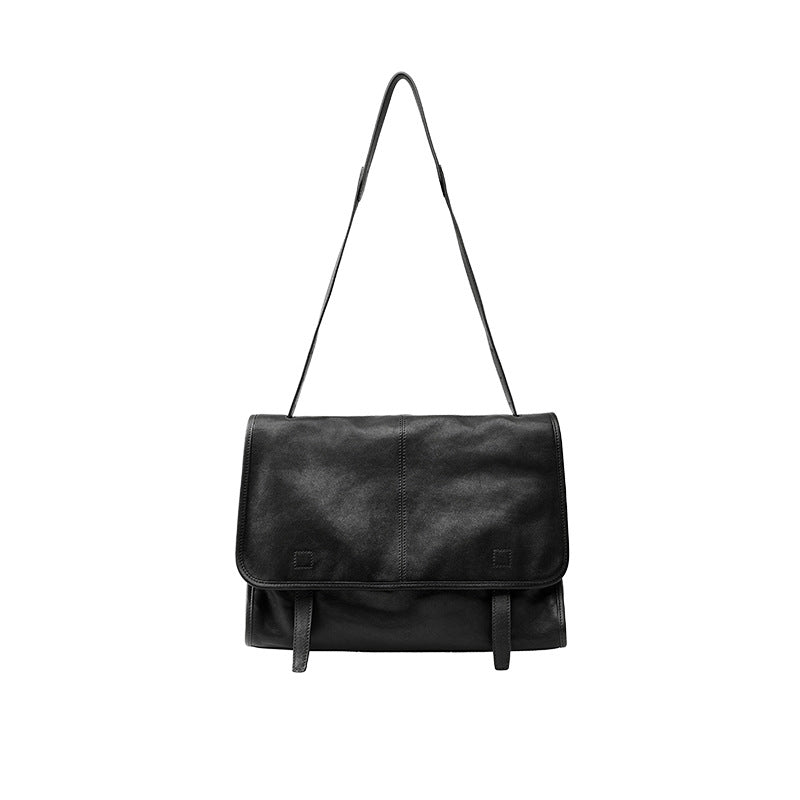 Women's Tanned Sheepskin Series Man Mail Large Capacity Bags