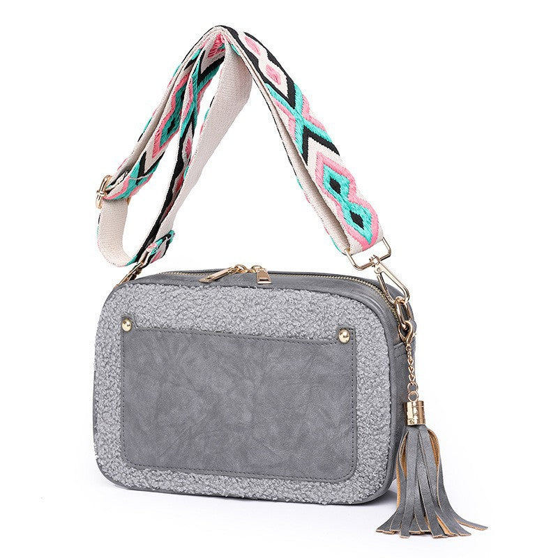 Innovative New Women's Fashion Plush Winter Women's Shoulder Bag