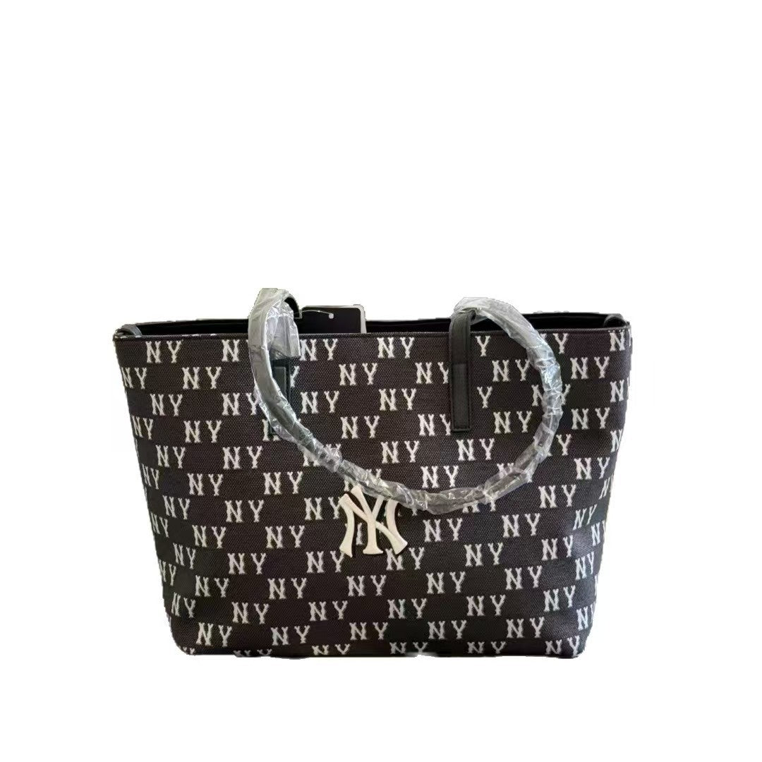 Large Capacity Fashion Jacquard Presbyopic Embroidery Tote Bag