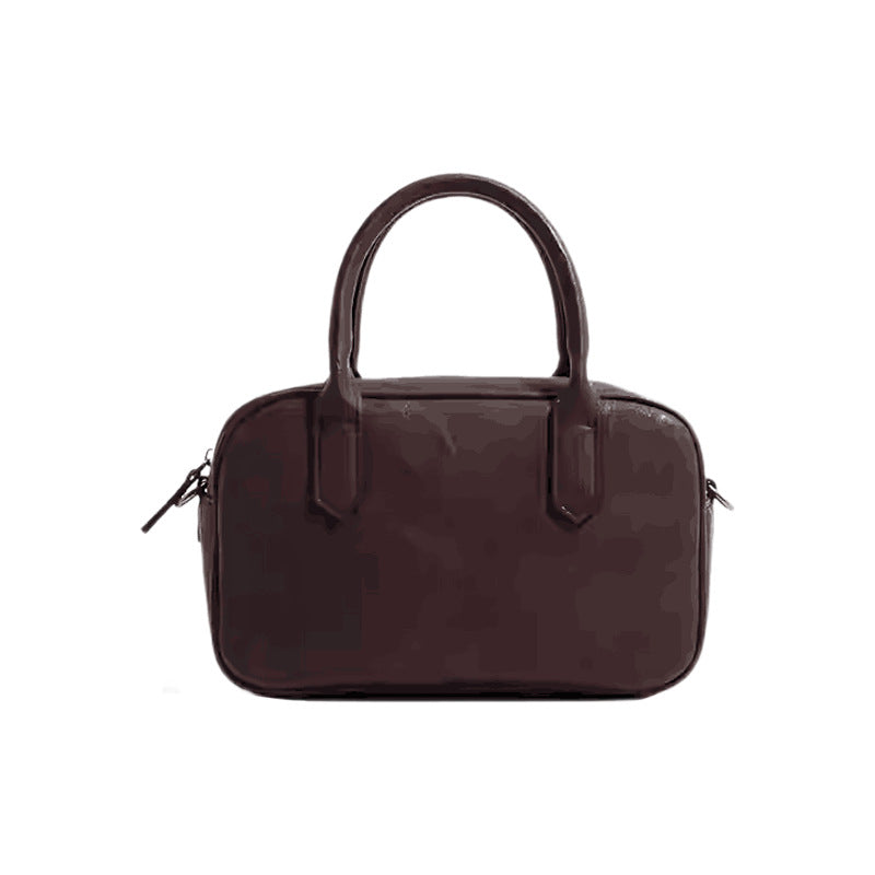 Women's Tanned Wide Closed Toe Layer Cowhide Large Women's Messenger Bag