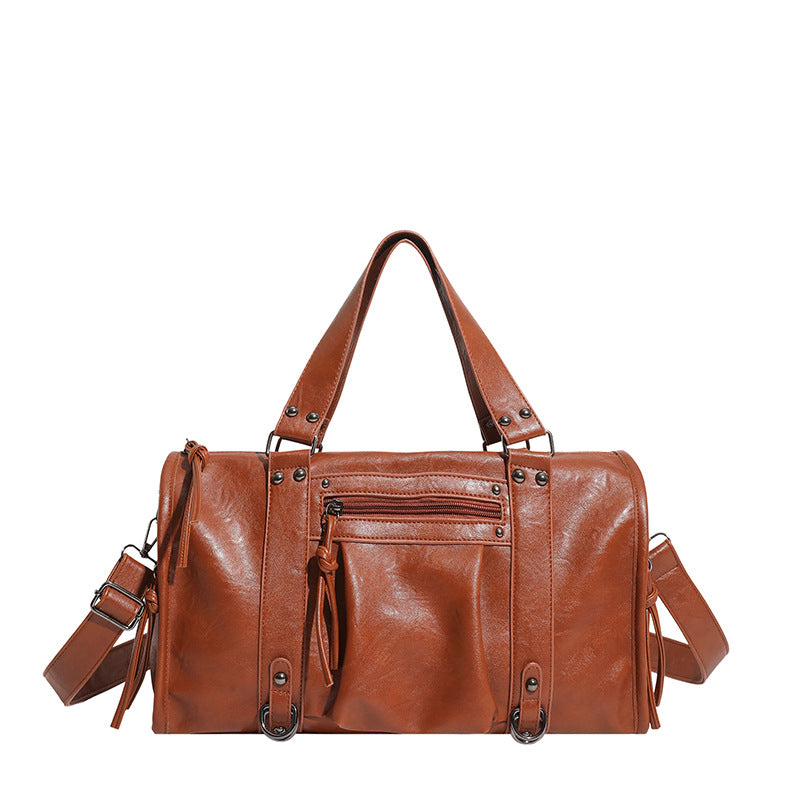 Large Capacity Commuter Female Winter Personality Trendy Tote Bag