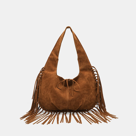 Vacation Seaside Holiday Summer Beach Tassel Tote Bag