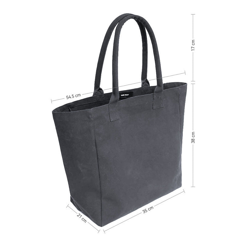 Women's & Men's Canvas Leisure Shopping Tote Bag