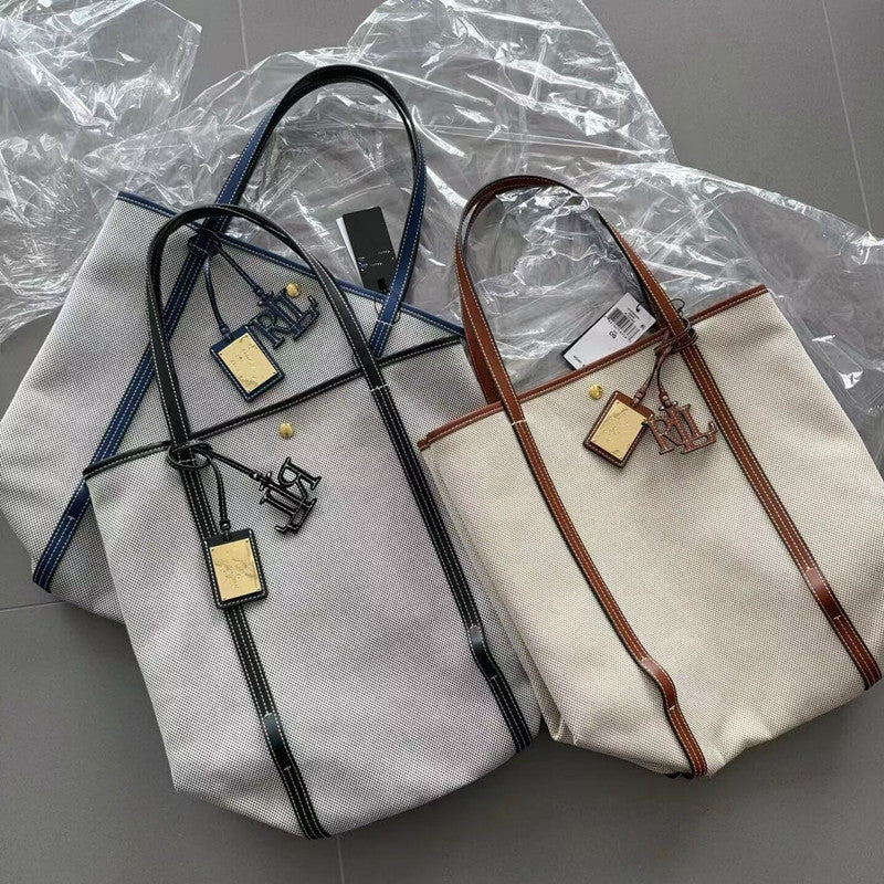 Women's Versatile Canvas Portable Large Capacity Commuter Tote Bag