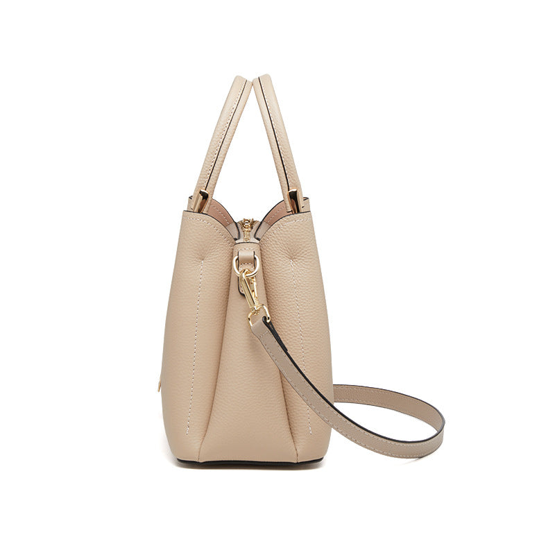 Leather Large Capacity Top Layer Cowhide Women's Messenger Bag