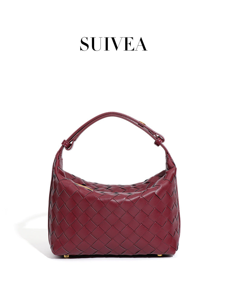 Women's Woven Single Underarm Hand Carrying Lunch Women's Handbag