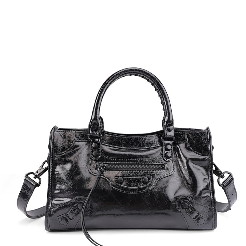 Women's Burst Retro Easy Matching Large Capacity Women's Handbag