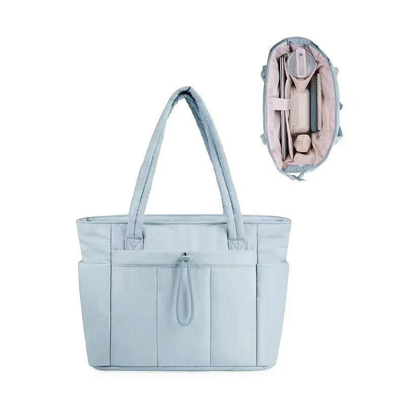 Classy Women's Quilted Large Capacity Computer Tote Bag
