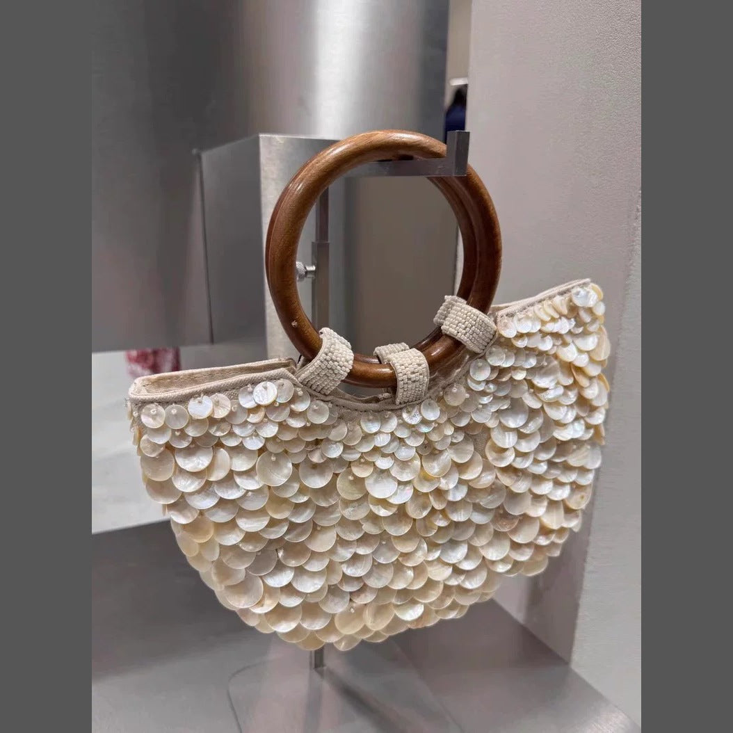 Women's High-grade Handmade Natural Shell Fairy For Niche Women's Handbag