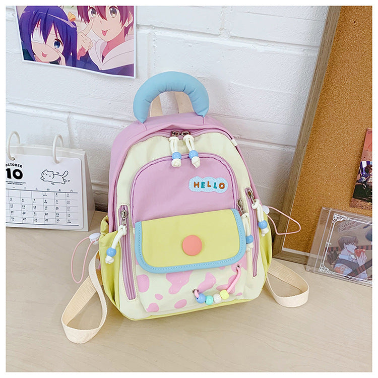 Face Value Teenage Contrast Color Versatile Make Up Classes Backpacks