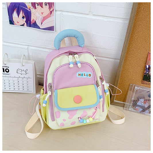 Face Value Teenage Contrast Color Versatile Make Up Classes Backpacks