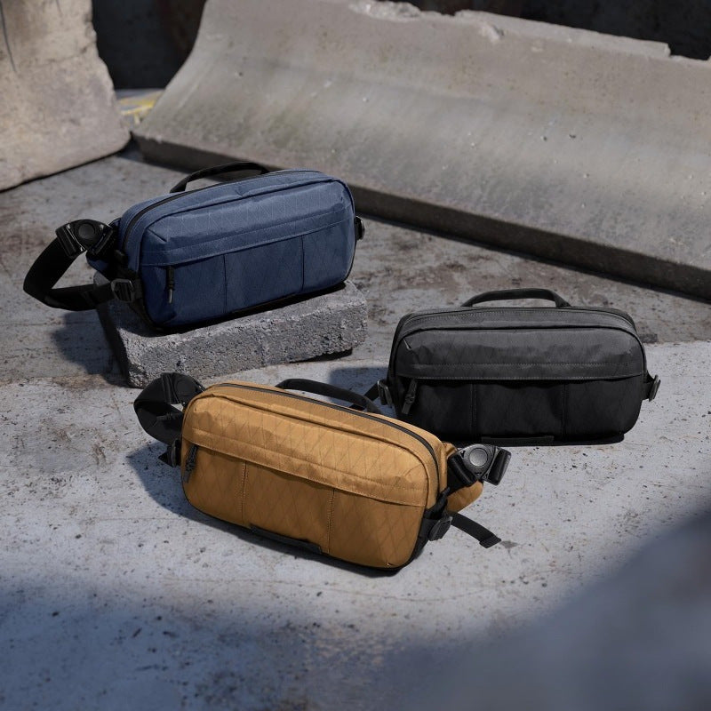 Multifunctional Zipper Tooling Waterproof Rhombus Commuter Shoulder Bags