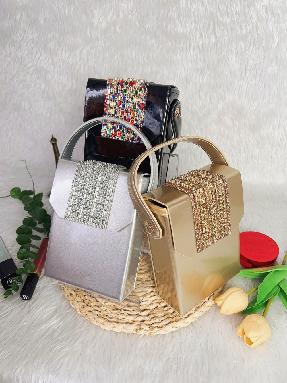 Women's Dinner Banquet Diamond Simple Fashion Elegant Bags