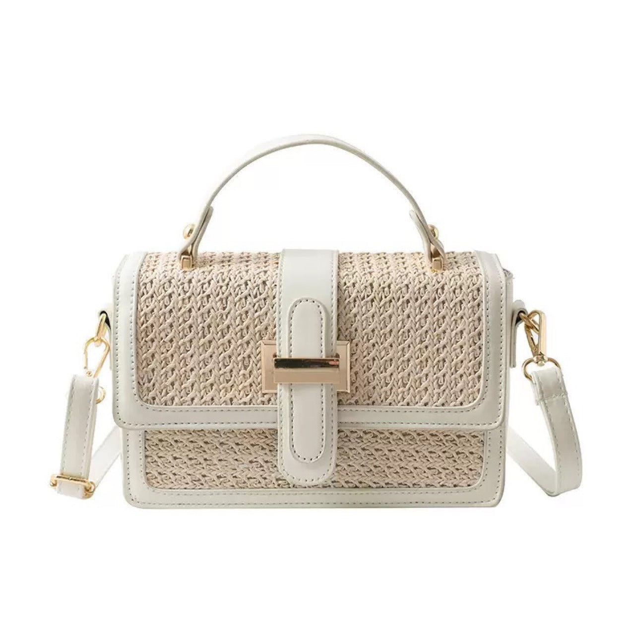 Charming Women's Woven Simple High-grade Beach Small Square Bags