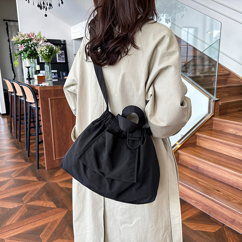 Women's & Men's Singapore Dumpling Foldable Portable Soft Nylon Hand Bags