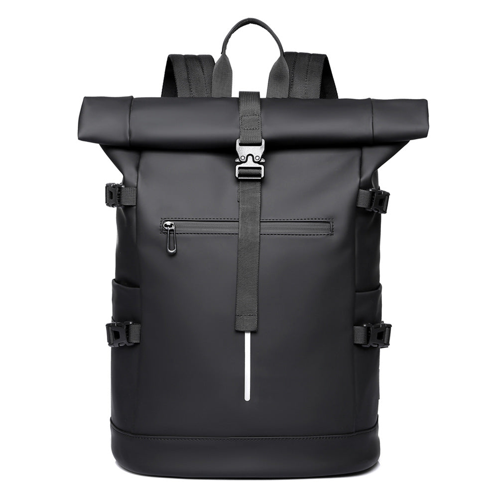 Curved Edge Computer Simple Versatile Large Capacity Waterproof Backpacks