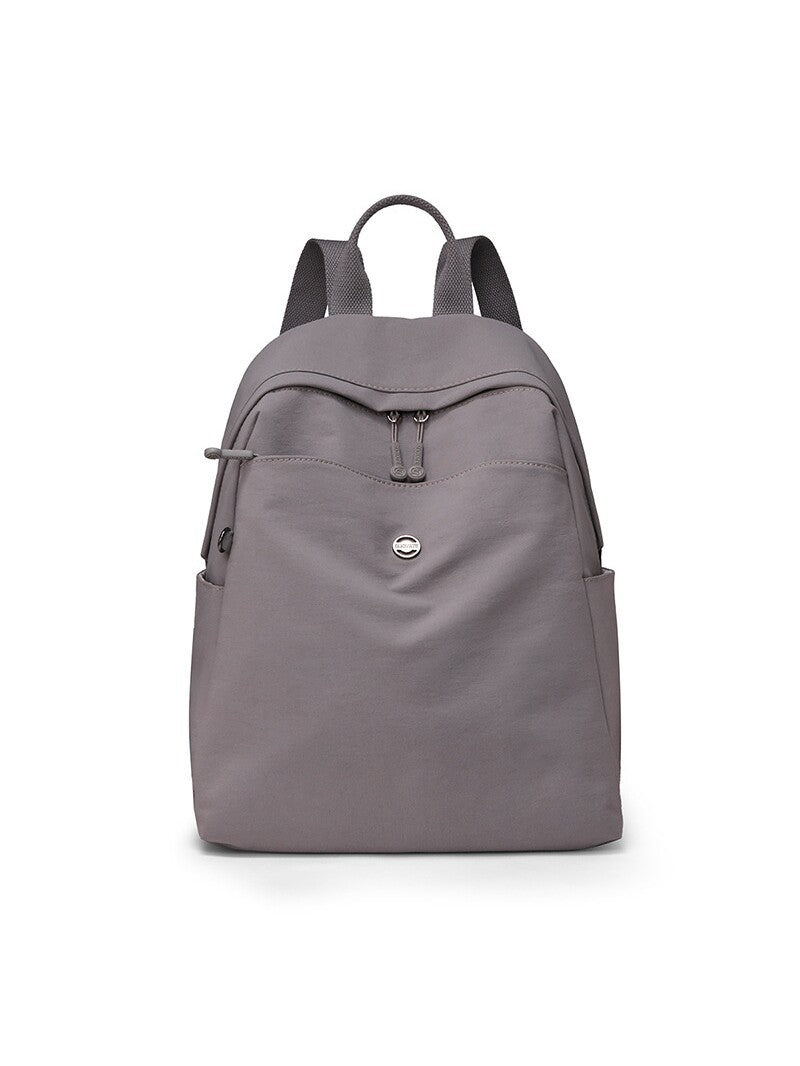 Simple Large Capacity Washed Soft Surface Go Out Travel Bags