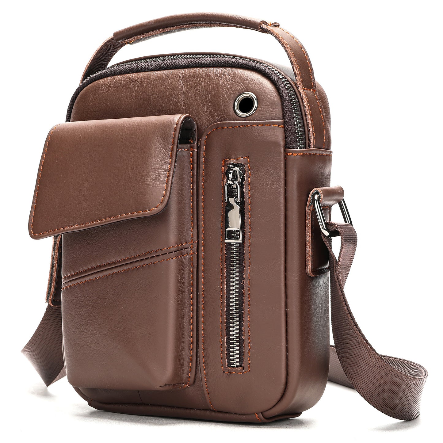 Men's First Layer Cowhide Genuine Leather Fashion Men's Bags