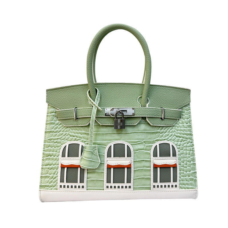 Women's Classic High-grade Crocodile Pattern Niche House Bags