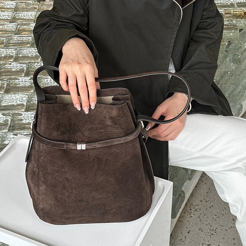 Women's Swedish Fashion Commuter Simple Versatile Bucket Bags