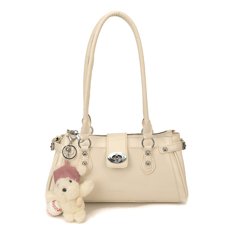 Women's Fashion Rivet High Sense Minority Simple Underarm Bag