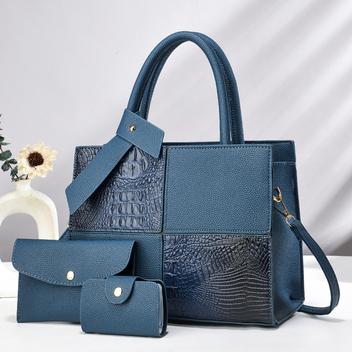 Women's Large Capacity Fashion Elegant Lady Splicing Women's Handbag