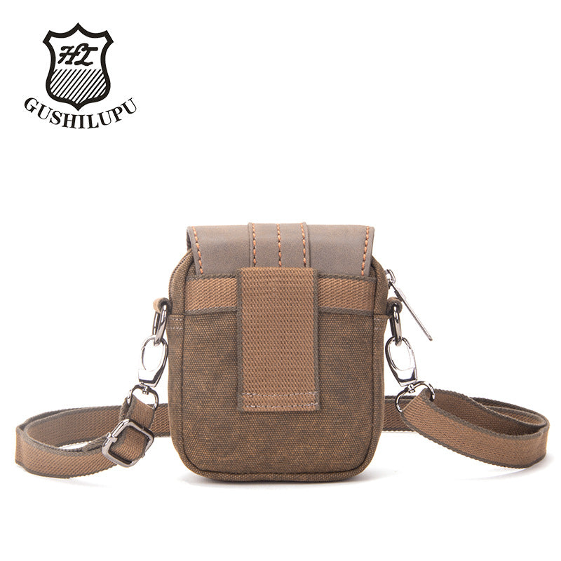 Fashion Classy Men's Vintage Canvas Mobile Bags