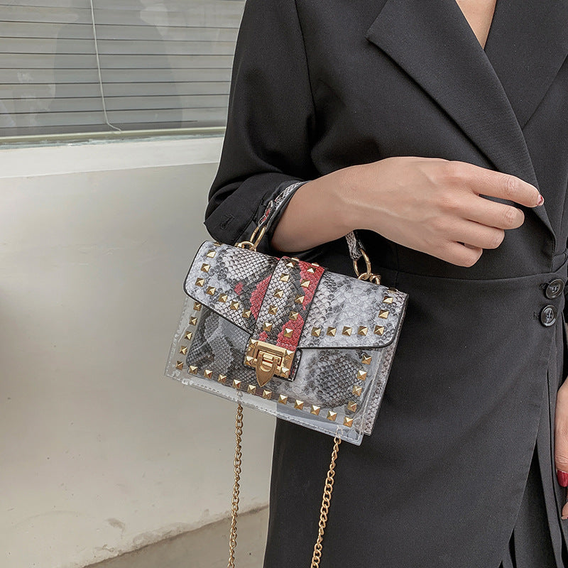 Iti Transparent Jelly Summer Korean Fashion Women's Shoulder Bag
