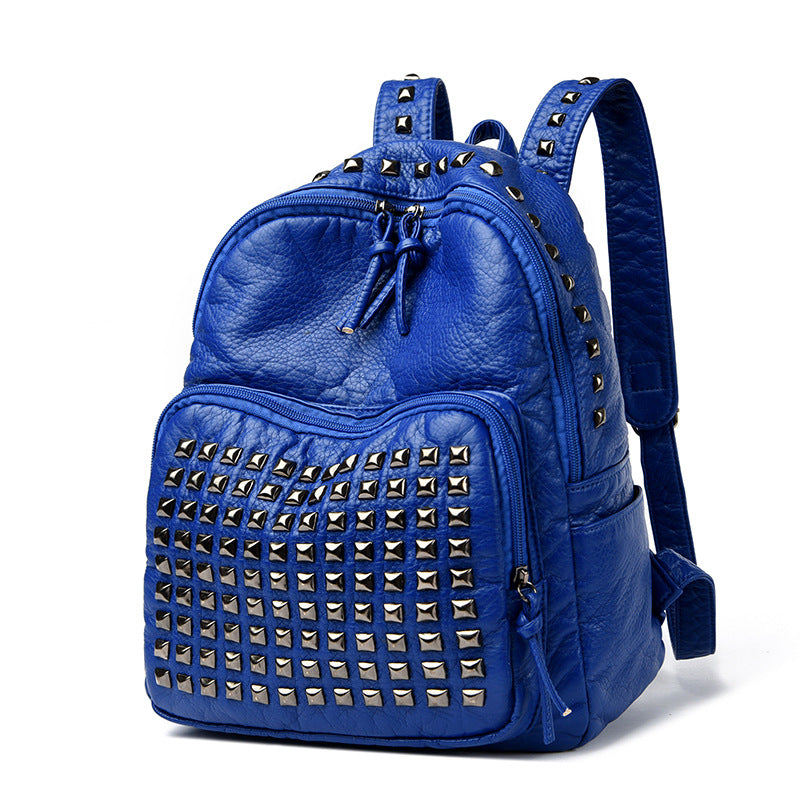 For One Computer Large Capacity Trendy Rivet Women's Backpack