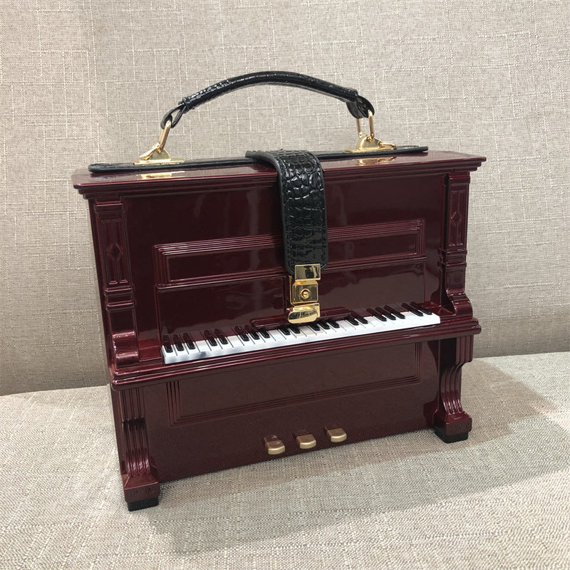 Attractive Unique Women's Piano Acrylic Box Women's Handbag