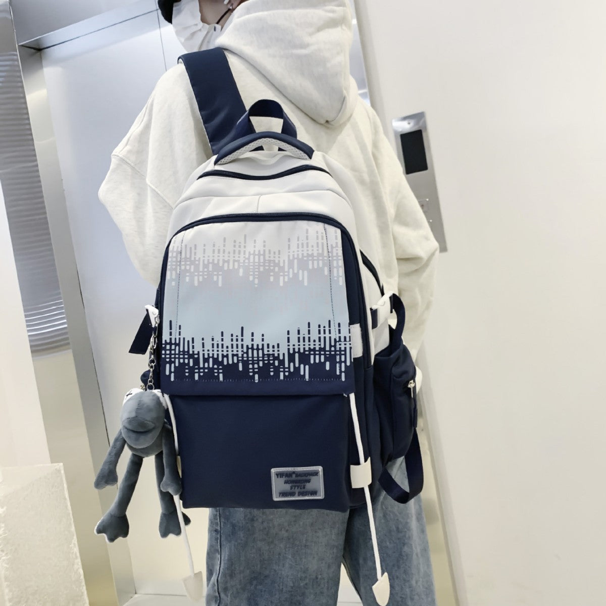 Boys Junior High Large Capacity Male Primary Secondary Good-looking Super Leisure Backpack