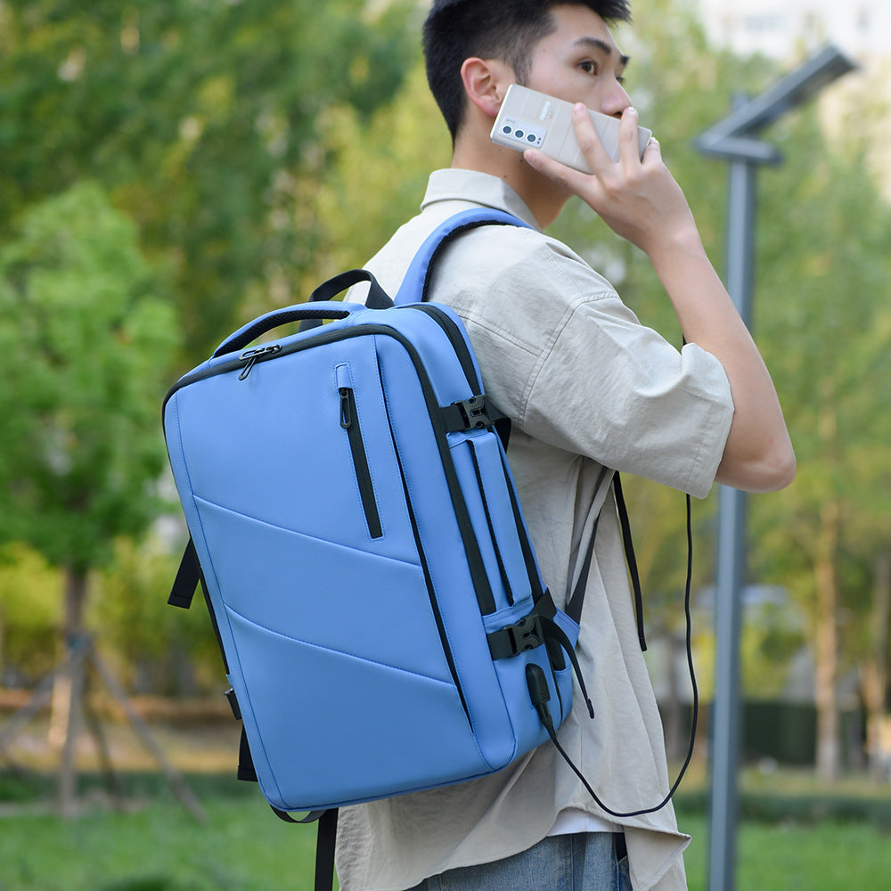 Men's Large Capacity High Sense Computer College Business Backpack
