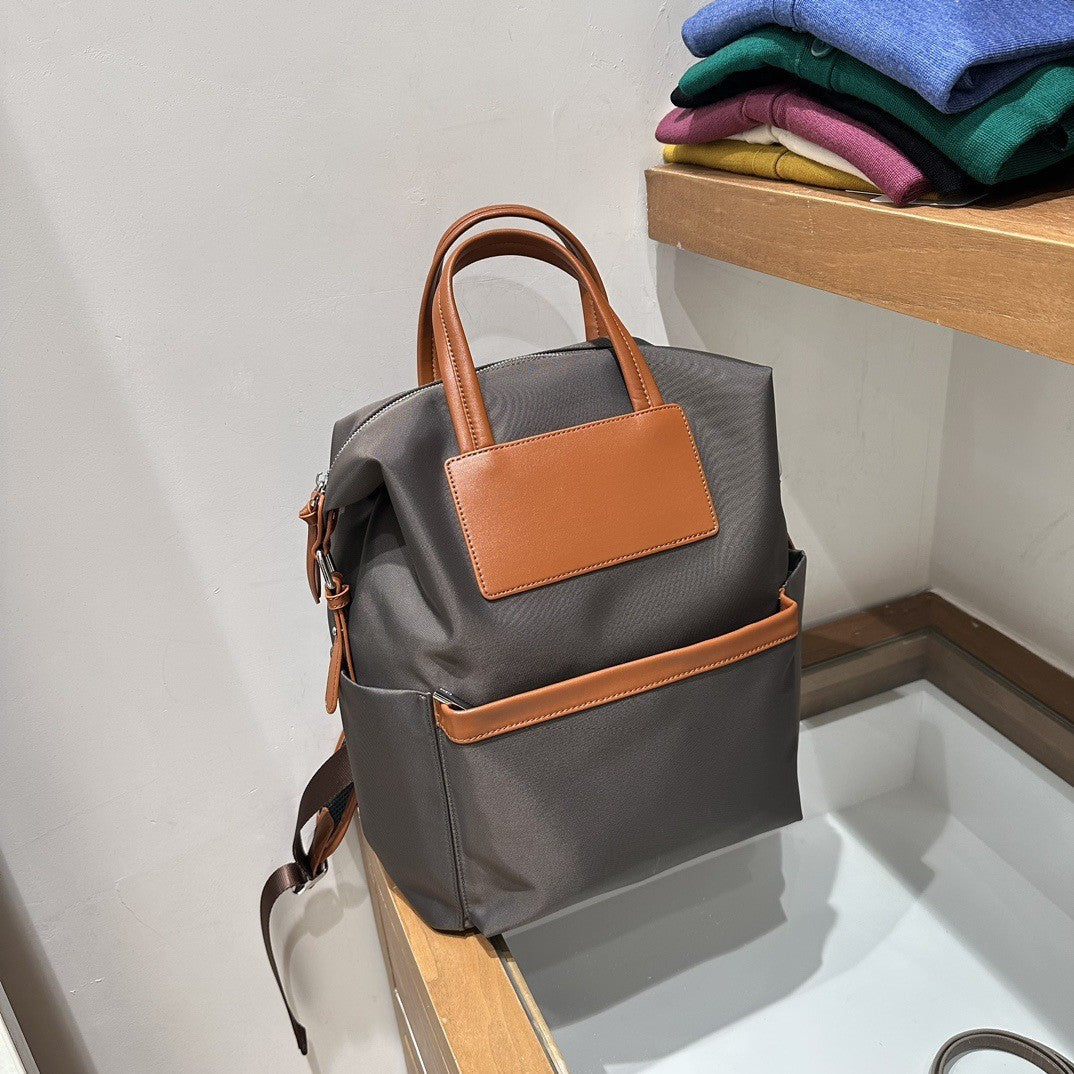 Niche High-grade Fashion Lightweight Large Capacity Nylon Oxford Cloth Canvas Women's Backpack