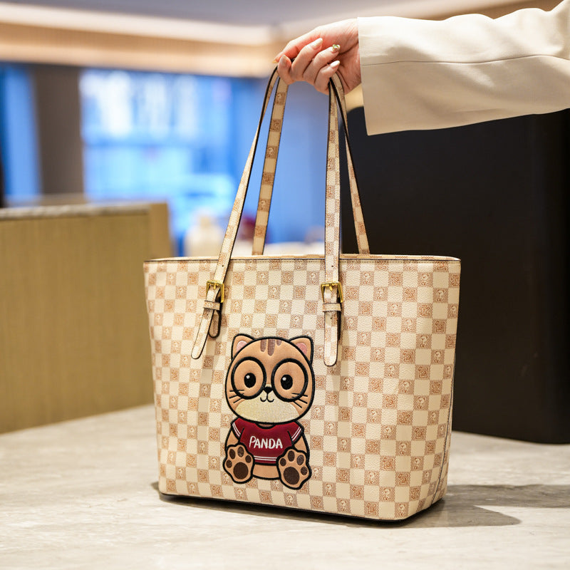 Women's Source Simple Fashion Large Capacity Commute Tote Bag
