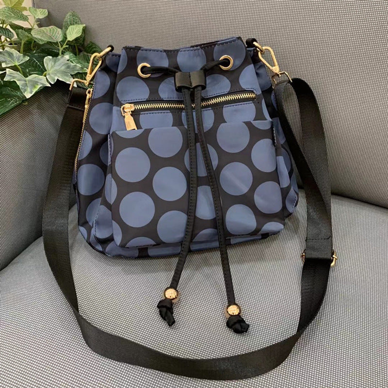 Women's Winter Fashion Oxford Cloth Drawstring Camouflage Bags