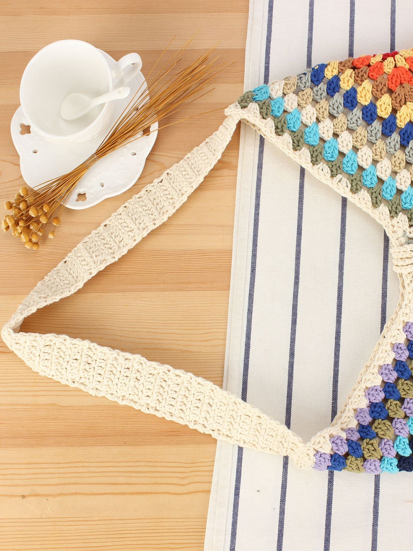 Women's Cotton Thread Woven Seaside Vacation Beach Versatile Bags