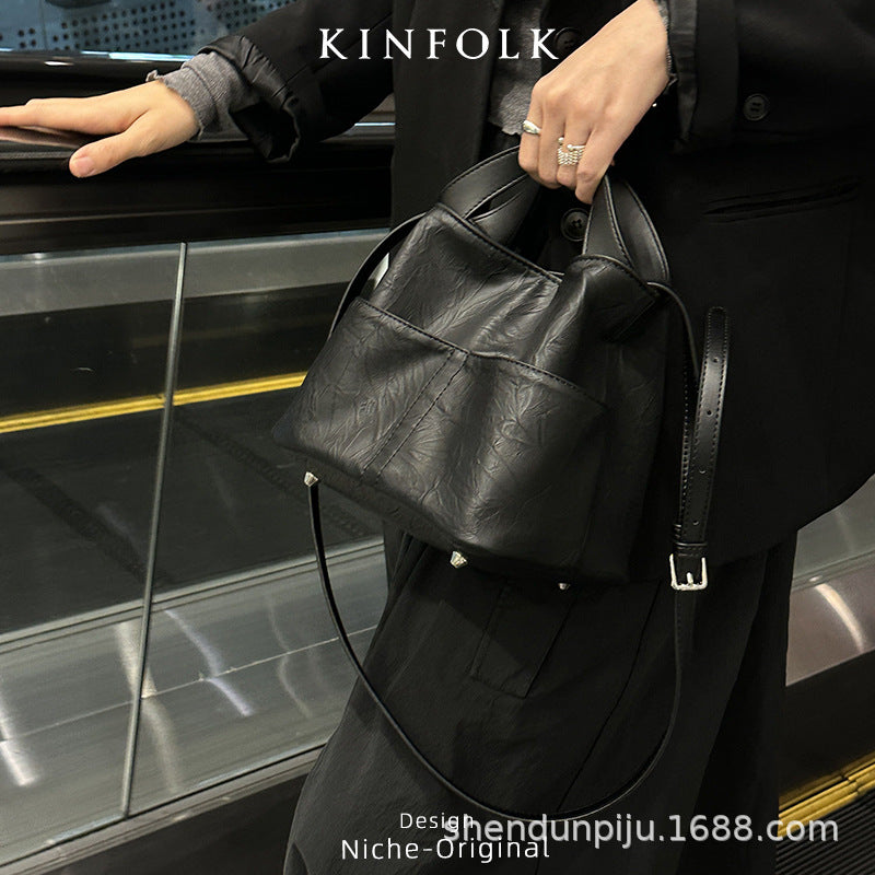 Creative Early Springtide Personalized Clutch Pattern Bucket Bag