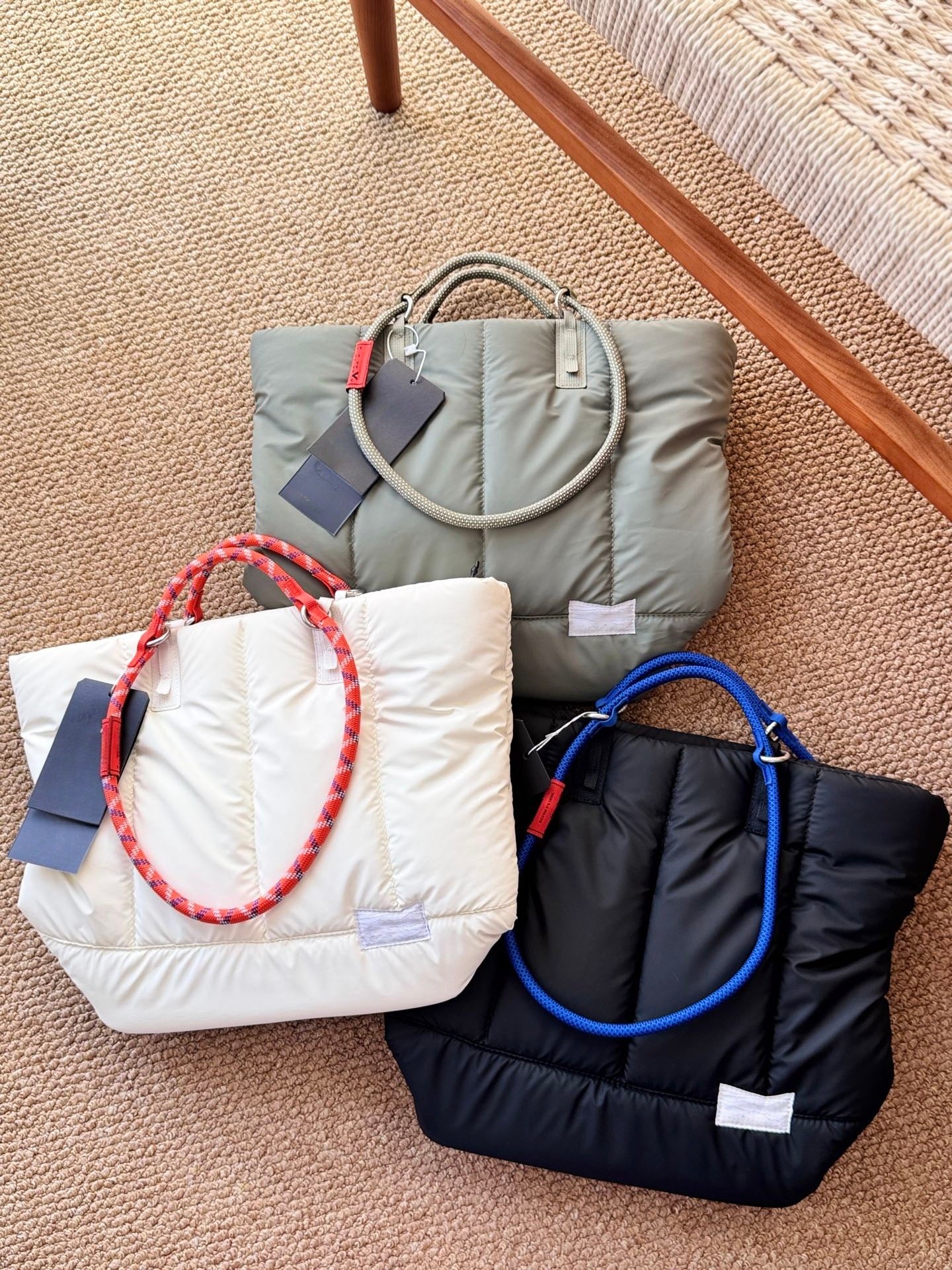 Style Mechanical Large Capacity Commuter Waterproof Cotton Double Tote Bag