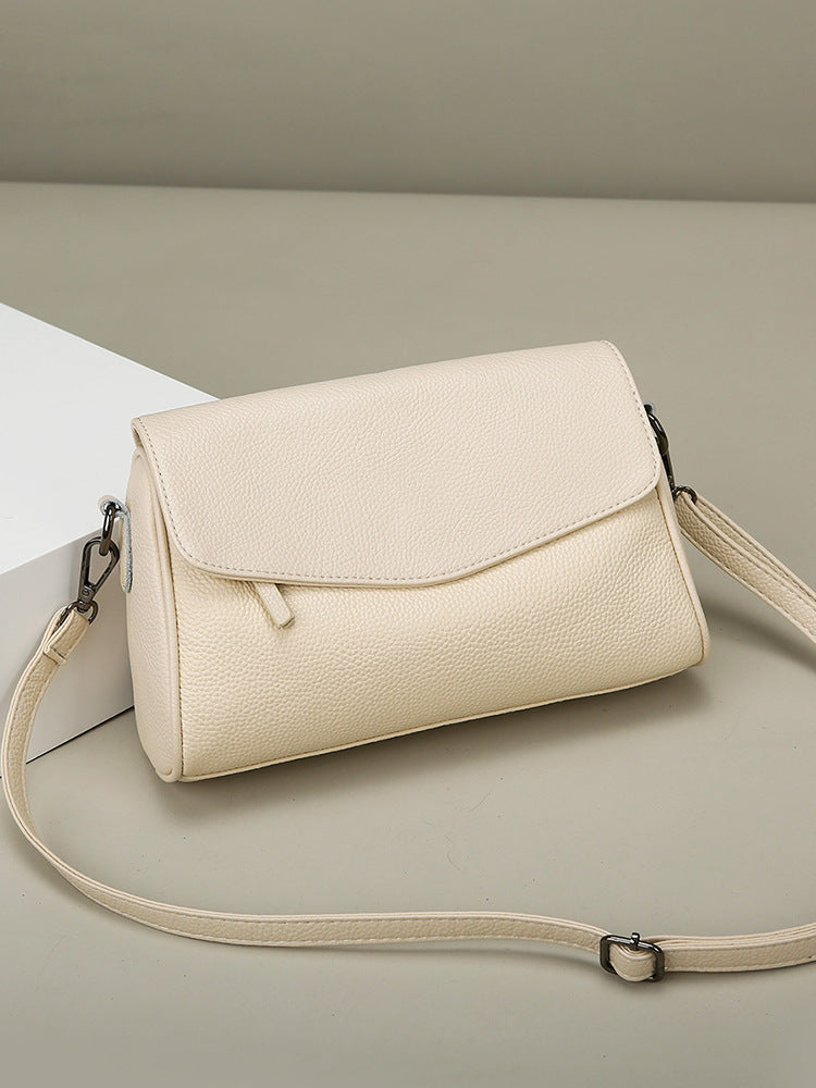 Women's Genuine Leather Fashion Large Capacity Pillow Women's Messenger Bag