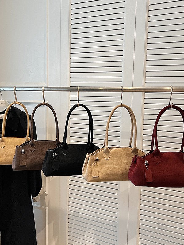 Women's Retro Suede For Light Luxury Minority High-grade Daily Women's Shoulder Bag