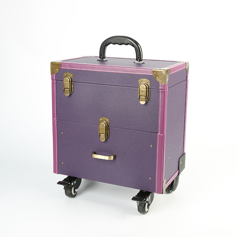 Professional Tattoo Embroidery Nail Beauty Box Brake Large Capacity Storage Cosmetic Cases