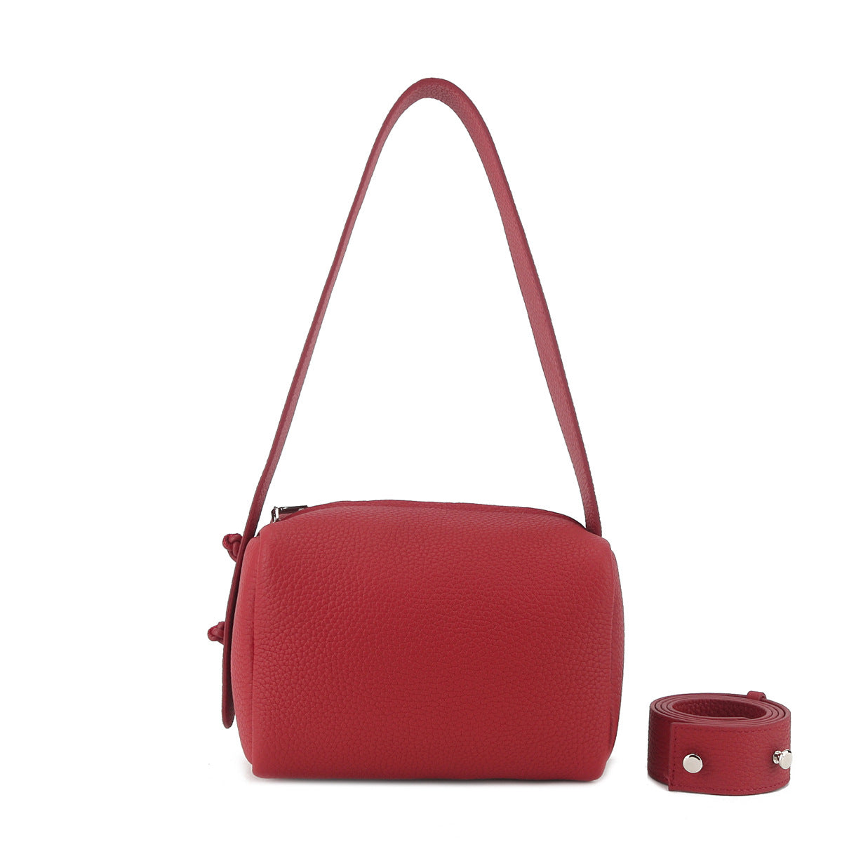 Women's Pillow High-grade First Layer Cowhide Underarm Women's Shoulder Bag